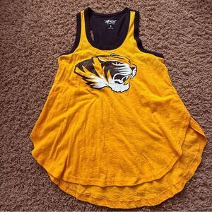NWOT University of Missouri Tigers Women's Sleeveless Tanktop  Gill 4 Her Mizzou